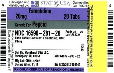 Famotidine 20 mg Label Image (Famotidine 20 mg Label)